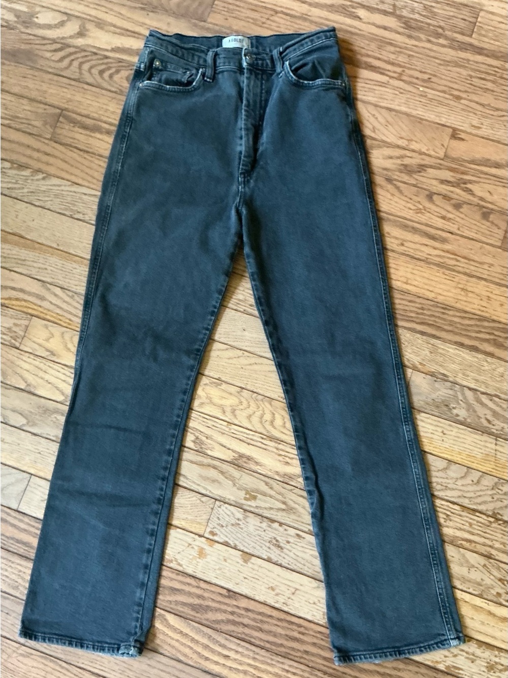 Agolde Black Straight-Leg Women's Jeans Size 27